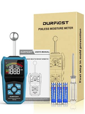 durficst pinless moisture meter|Moisture Meter, DURFICST Wood Moisture Meter, Drywall .